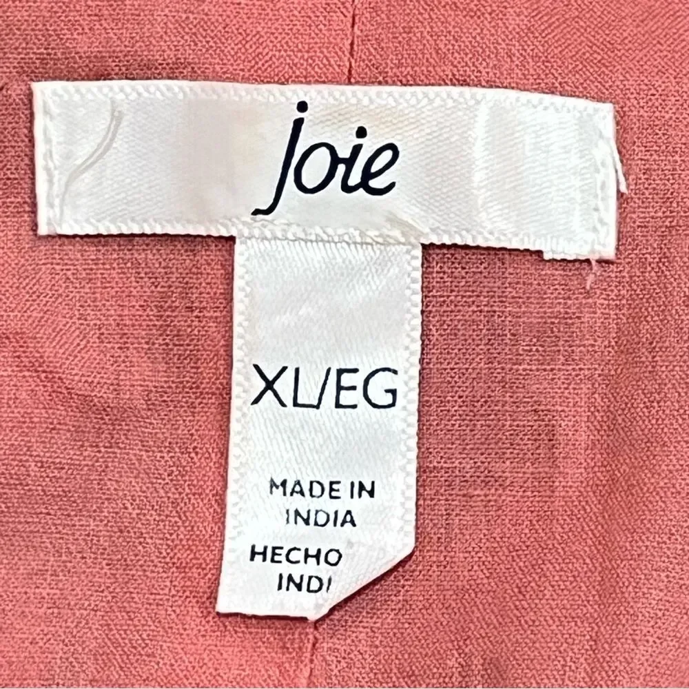 Joie Red Tiered Maxi Dress in Tea Rose NWT Size XL